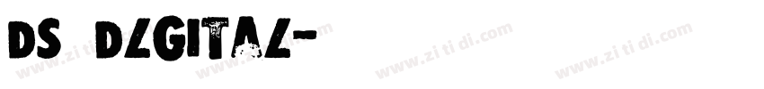 DS Dlgital字体转换